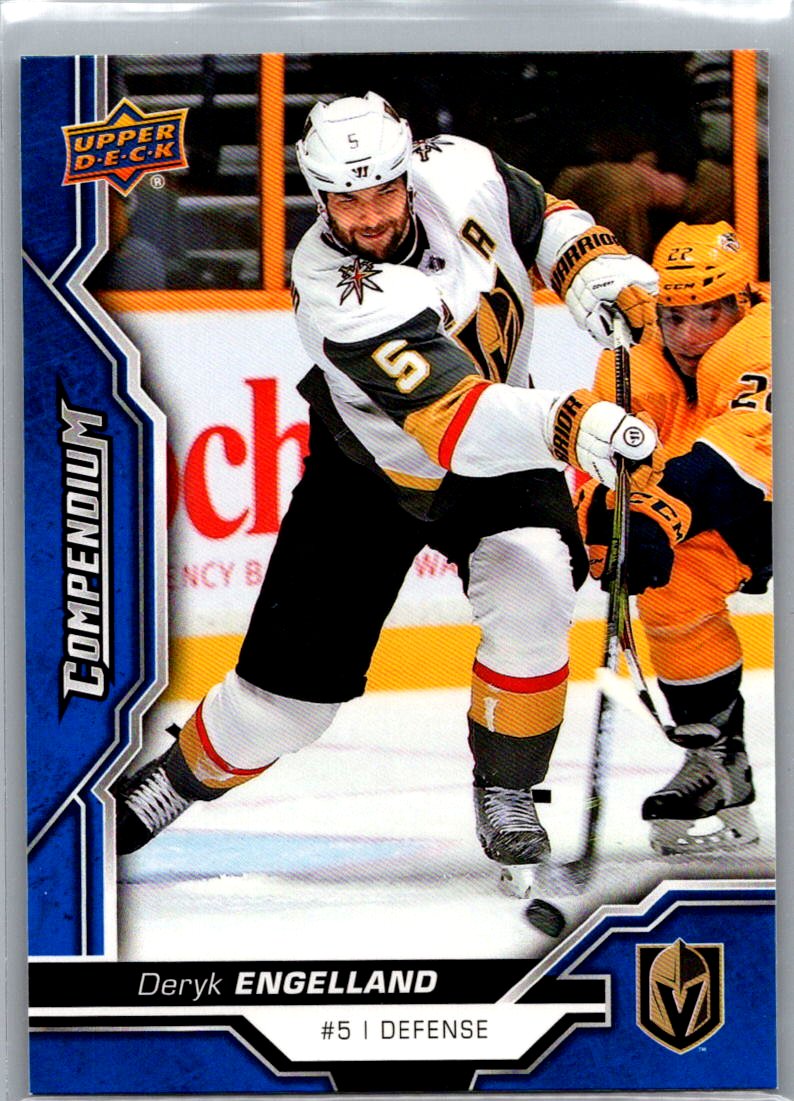 2018-19 Upper Deck Compendium - Blue Deryk Engelland #383 front