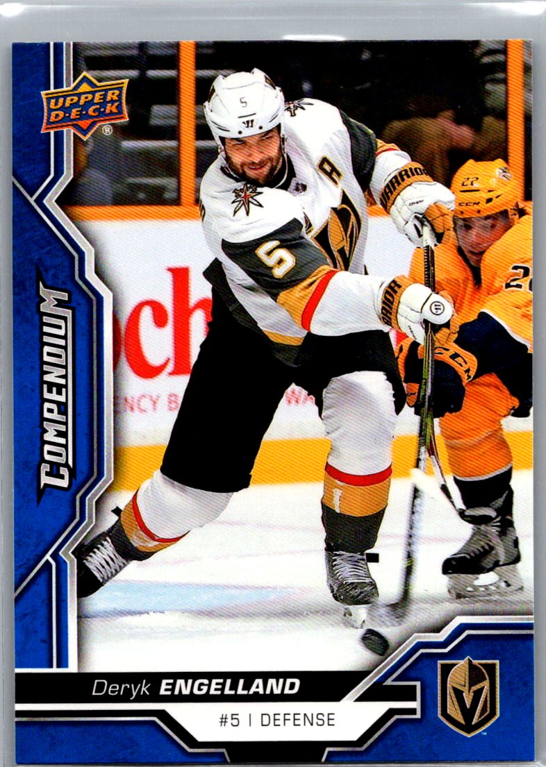 2018-19 Upper Deck Compendium - Blue Deryk Engelland #383 front