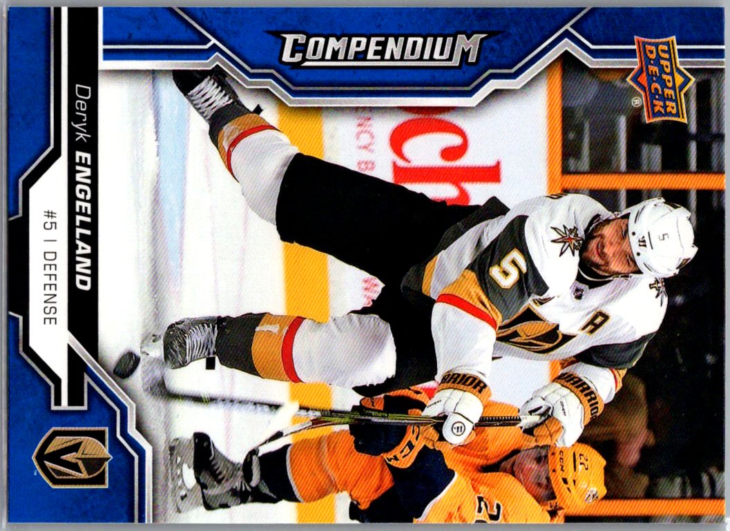 2018-19 Upper Deck Compendium - Blue Deryk Engelland #383 front