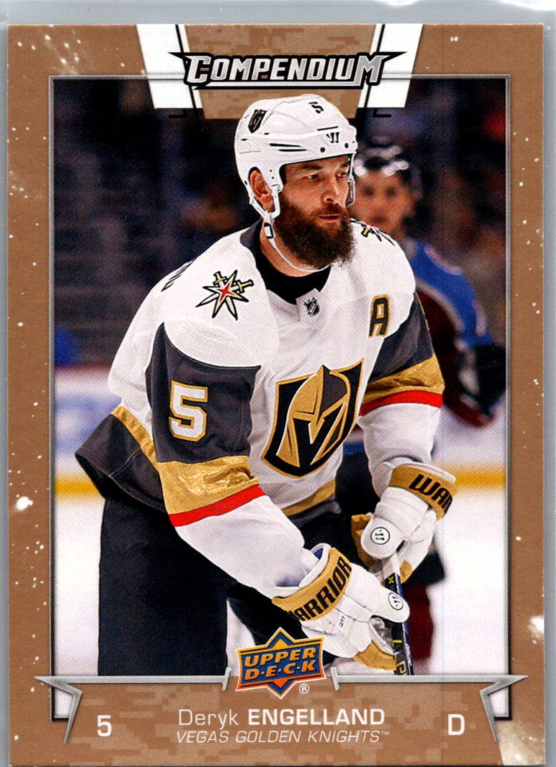 2017-18 Upper Deck Compendium - Gold Deryk Engelland #560 front