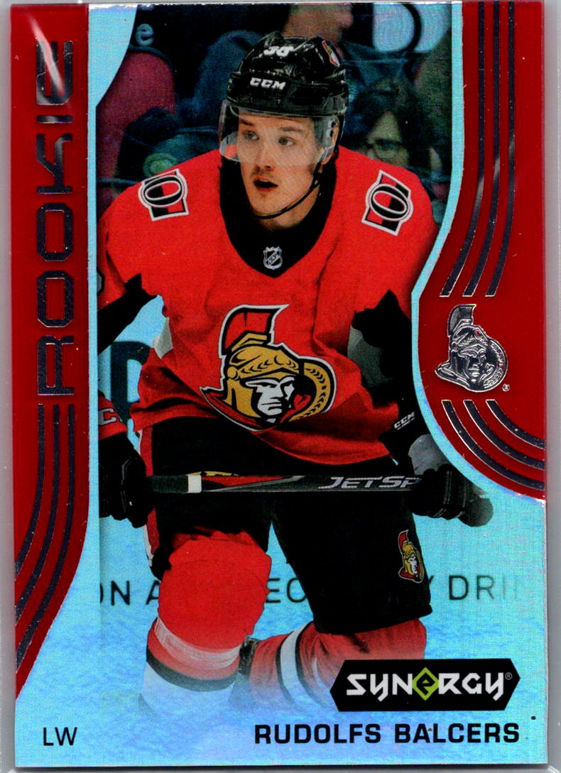 2019-20 Upper Deck Synergy - Red Bounty Rudolfs Balcers #60 RC front