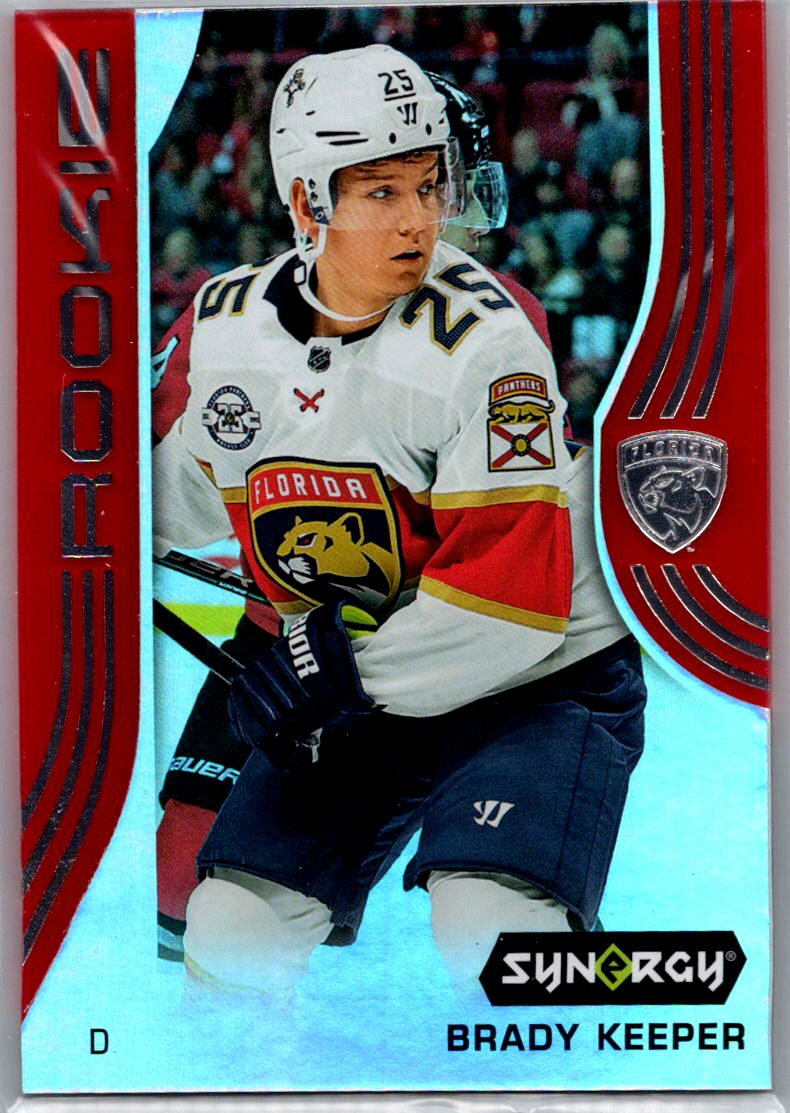 2019-20 Upper Deck Synergy - Red Bounty Brady Keeper #71 RC front