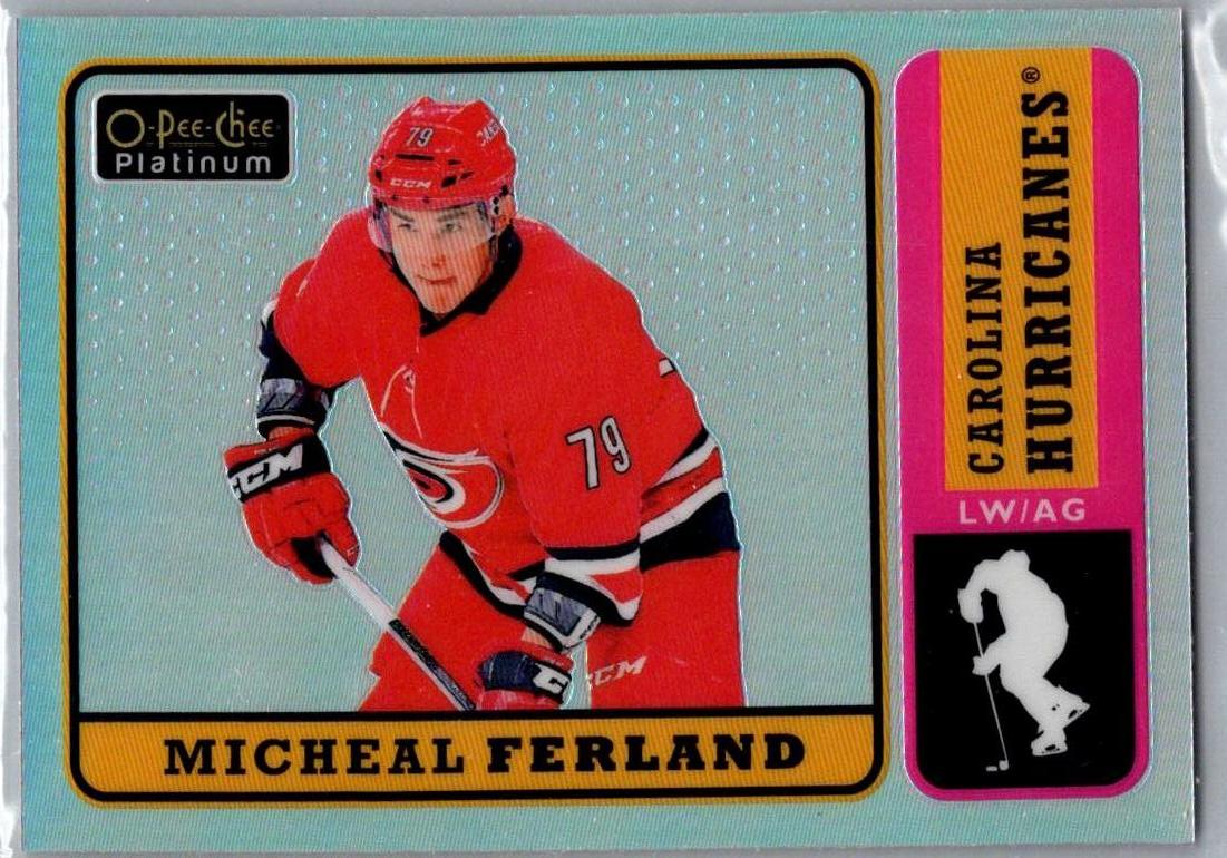 2018-19 O-Pee-Chee Platinum - Retro-Rainbow Micheal Ferland #R-47 front