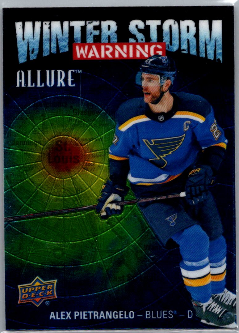 2019-20 Upper Deck Allure - Winter Storm Warning Alex Pietrangelo #WSW-3 front