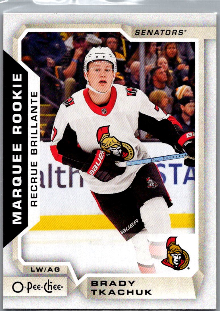 2018-19 Upper Deck - 2018-19 O-Pee-Chee Update Brady Tkachuk #632 RC front