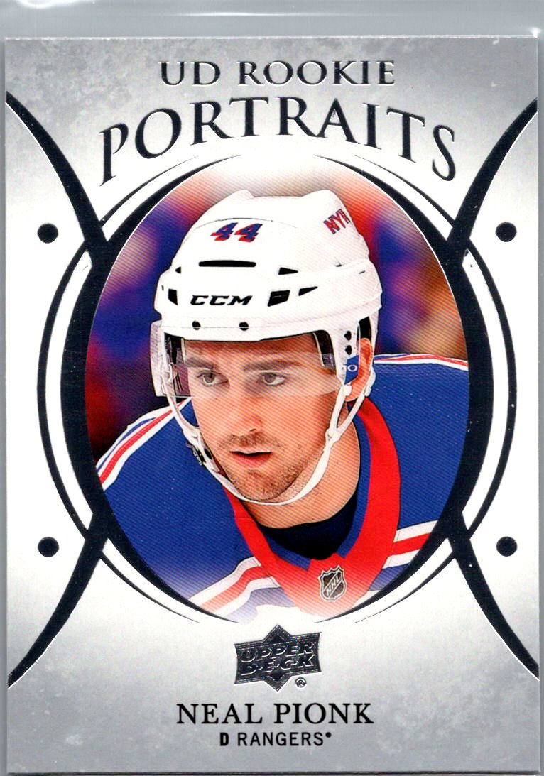 2018-19 Upper Deck - UD Portraits Neal Pionk #P-95 front