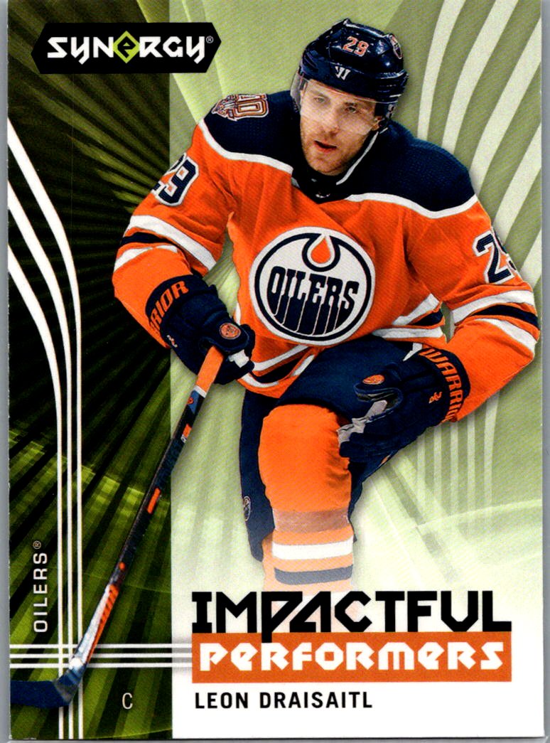 2019-20 Upper Deck Synergy: Impactful Performers Leon Draisaitl #IP-7 front