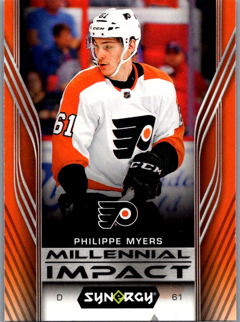 2019-20 Upper Deck Synergy: Millennial Impact Philippe Myers #MI-14 front