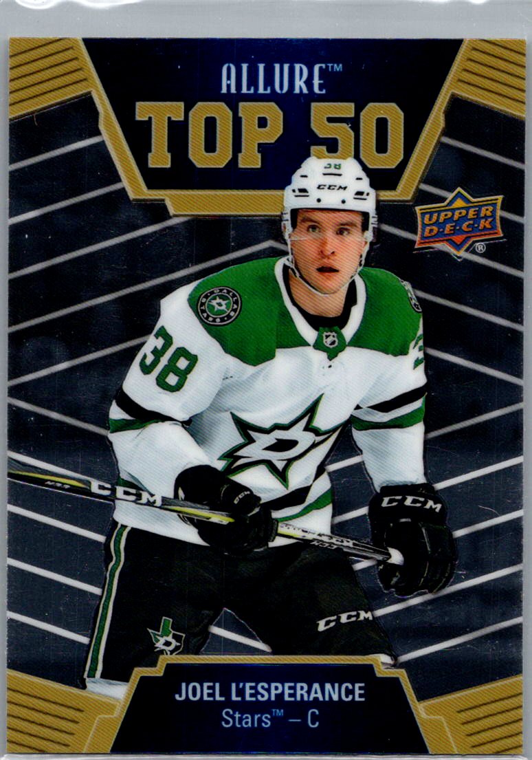 2019-20 Upper Deck Allure - Top 50 Joel L'Esperance #T50-30 front