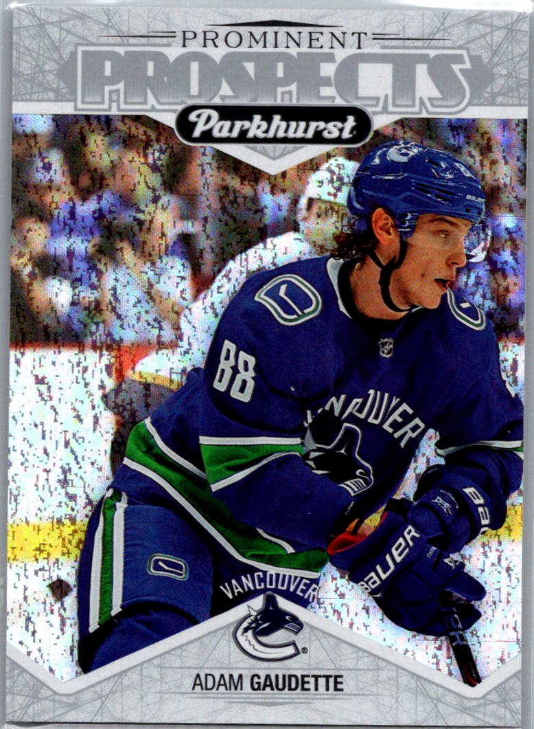 2018-19 Parkhurst - Prominent Prospects Adam Gaudette #PP-16 front