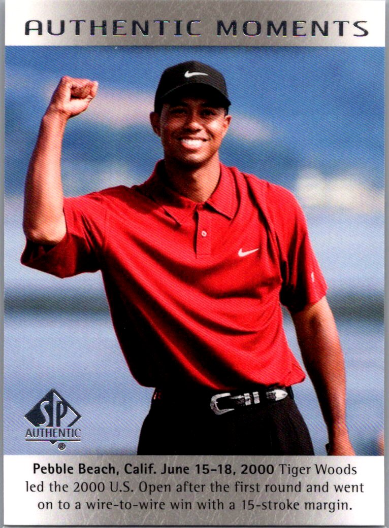 2014 SP Authentic Tiger Woods #52 AM front