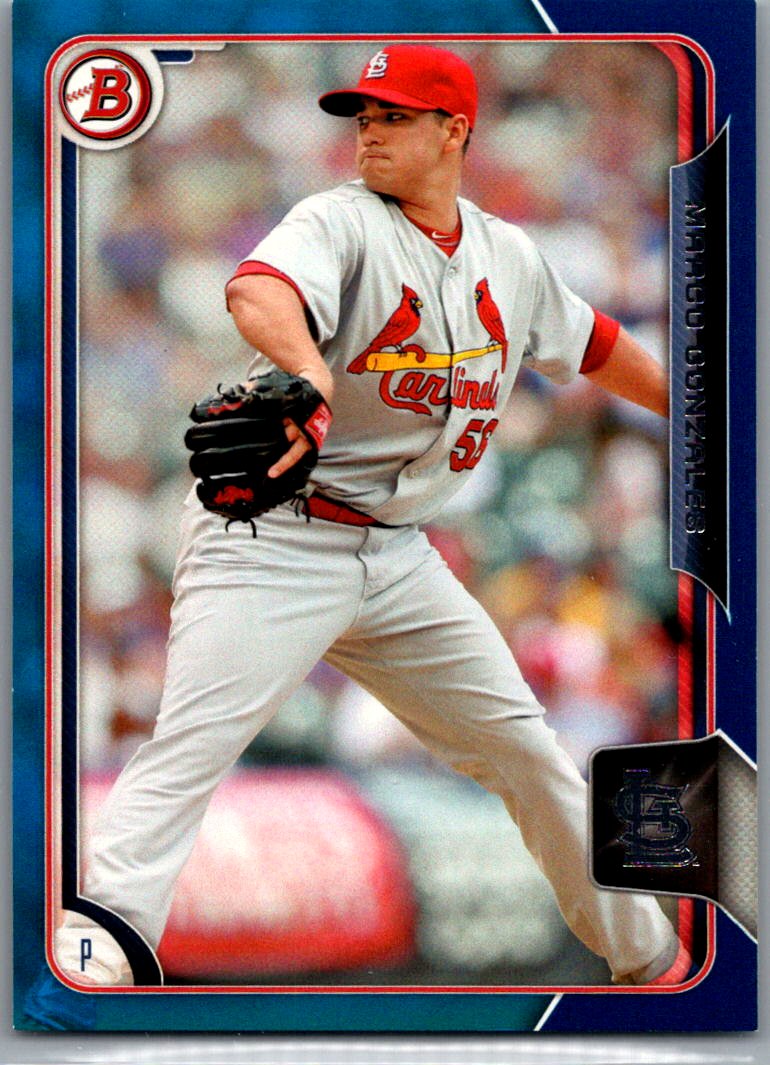2015 Bowman - Prospects Blue Marco Gonzales #BP14 SN150 front