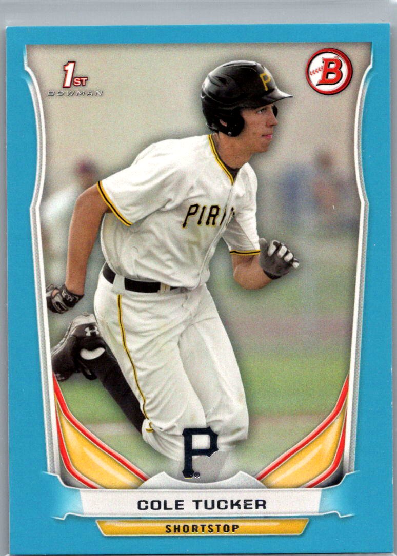 2014 Bowman Draft - Blue Cole Tucker #DP20 SN399 front