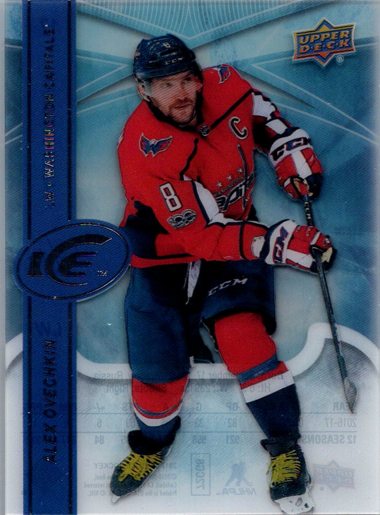 2017-18 Upper Deck Ice Alex Ovechkin #17 front