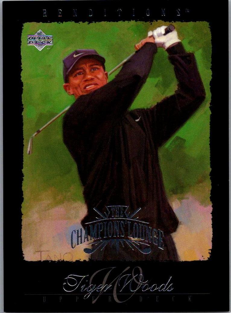 2003 Upper Deck Renditions Tiger Woods #102 TCL front