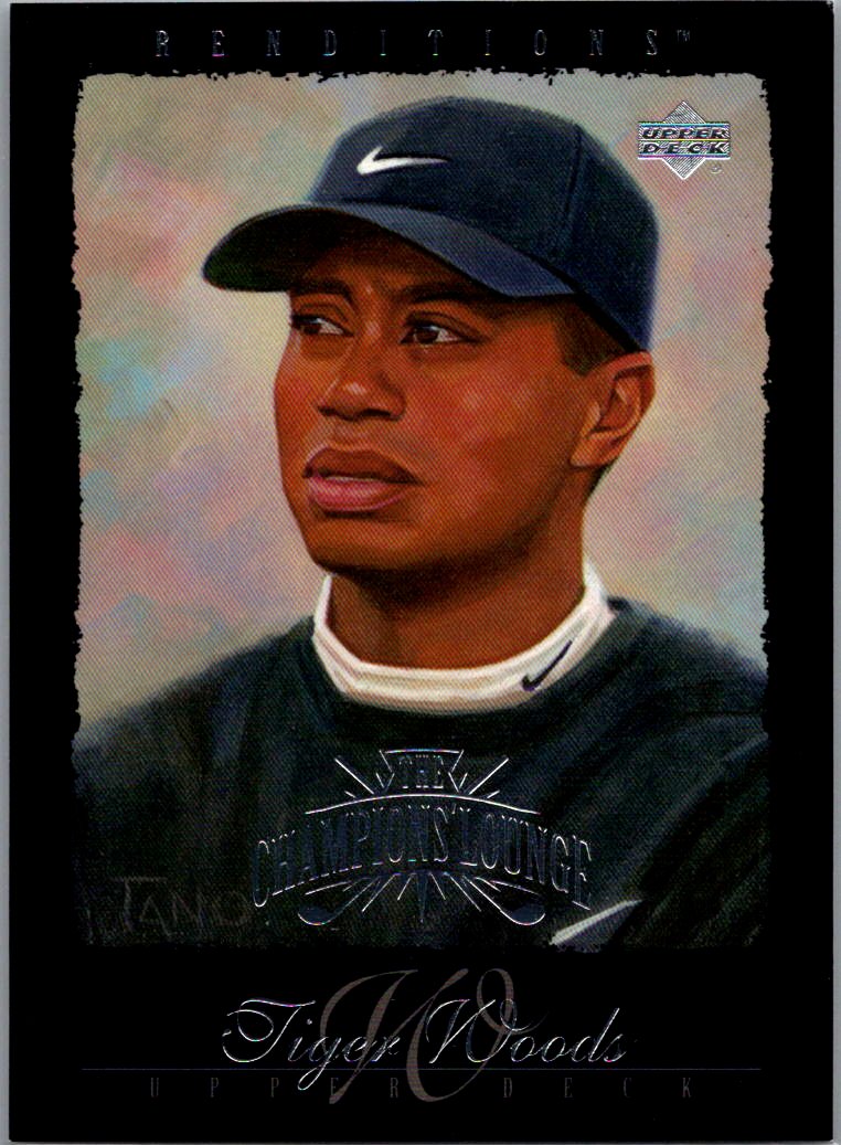 2003 Upper Deck Renditions Tiger Woods #100 TCL front