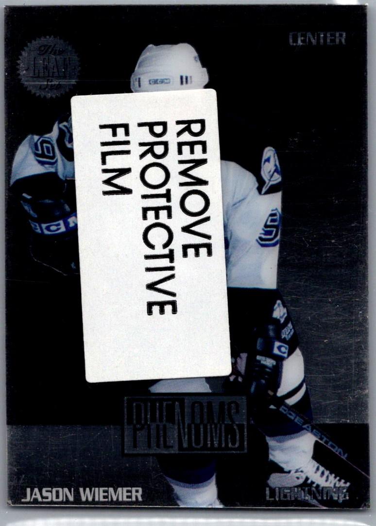 1994-95 Leaf - Phenoms Jason Wiemer #4 front