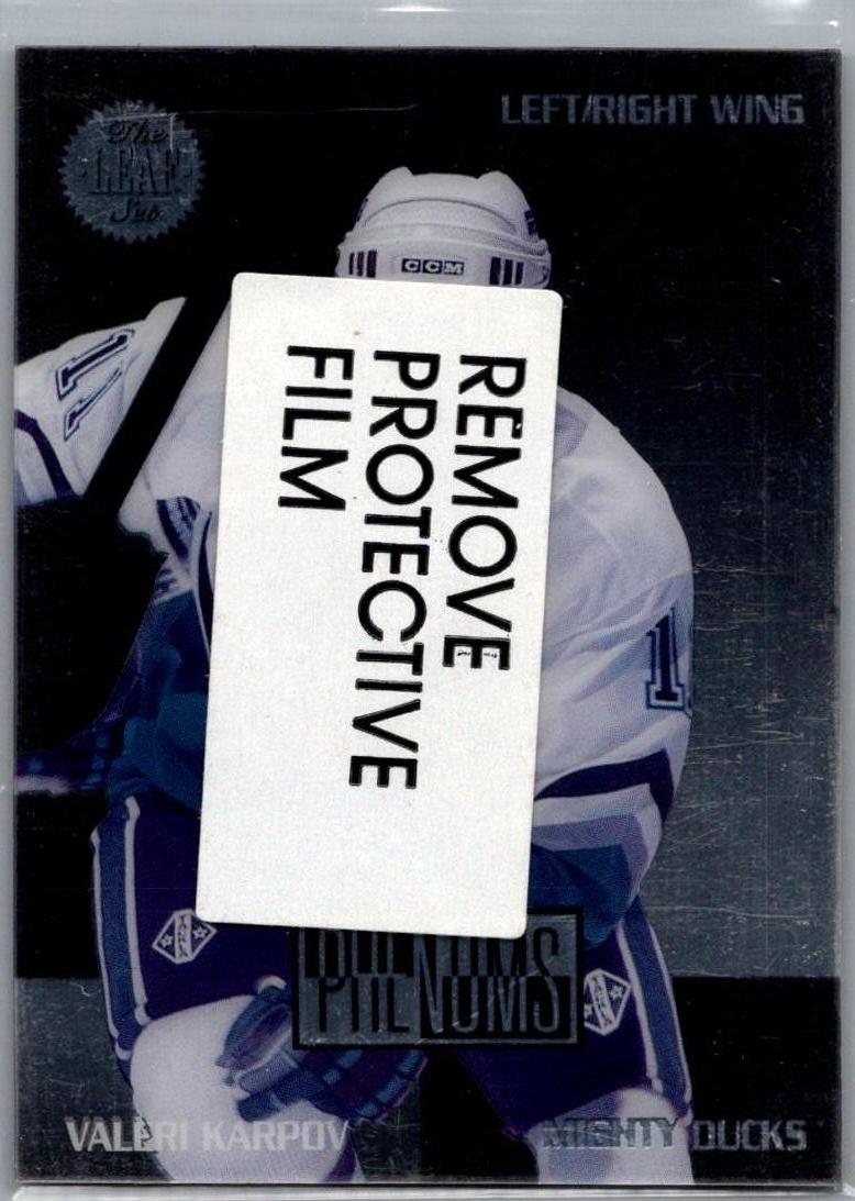 1994-95 Leaf - Phenoms Valeri Karpov #10 front