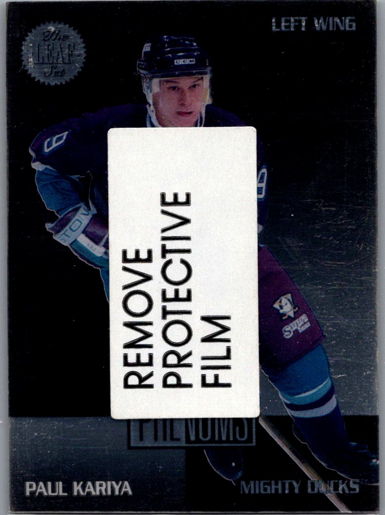 1994-95 Leaf - Phenoms Paul Kariya #5 front