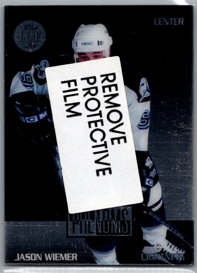 1994-95 Leaf - Phenoms Jason Wiemer #4 front