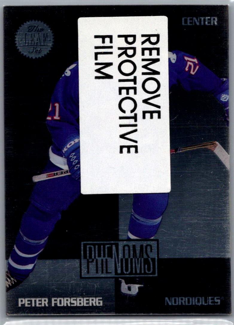 1994-95 Leaf - Phenoms Peter Forsberg #3 front