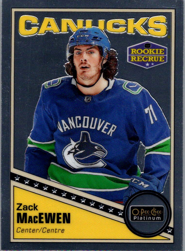 2019-20 O-Pee-Chee Platinum - Retro Zack MacEwen #R-70 front