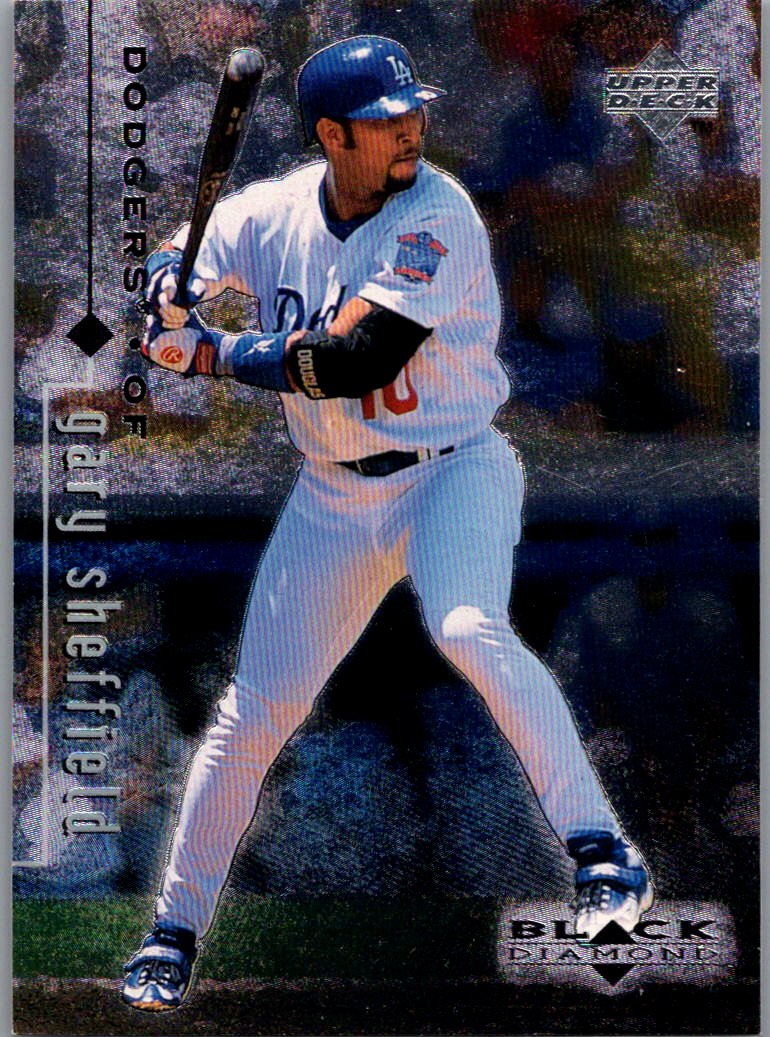 1999 Upper Deck Black Diamond Gary Sheffield #44 front