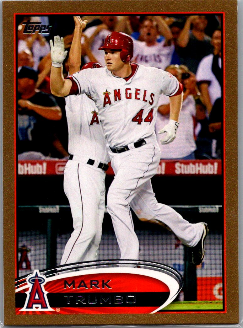 2012 Topps - Gold Mark Trumbo #281 SN2012 front