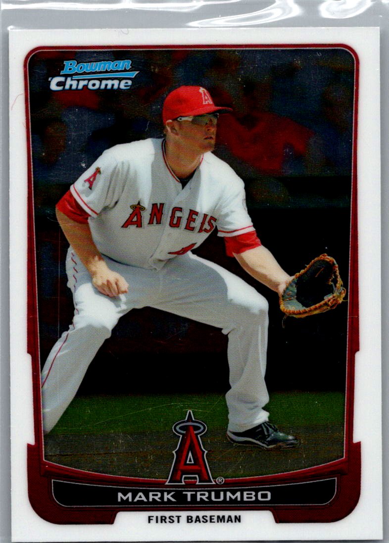2012 Bowman Chrome Mark Trumbo #139 front