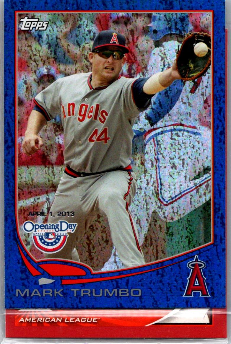 2013 Topps Opening Day - Blue Mark Trumbo #77 SN2013 front