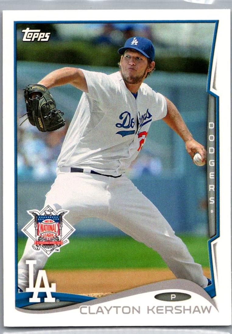2014 Topps National League All-Stars Clayton Kershaw #NL-3 front