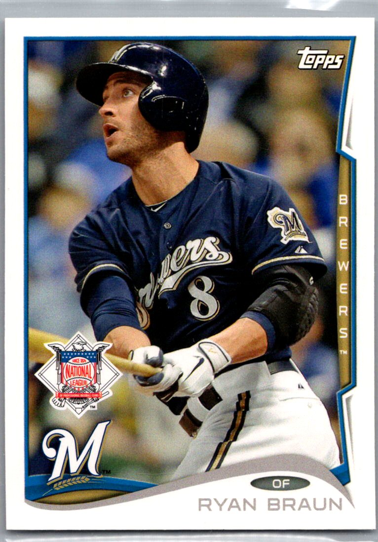 2014 Topps National League All-Stars Ryan Braun #NL-17 front