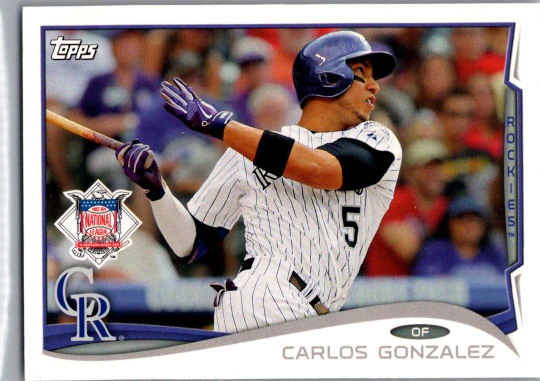 2014 Topps National League All-Stars Carlos Gonzalez #NL-7 front
