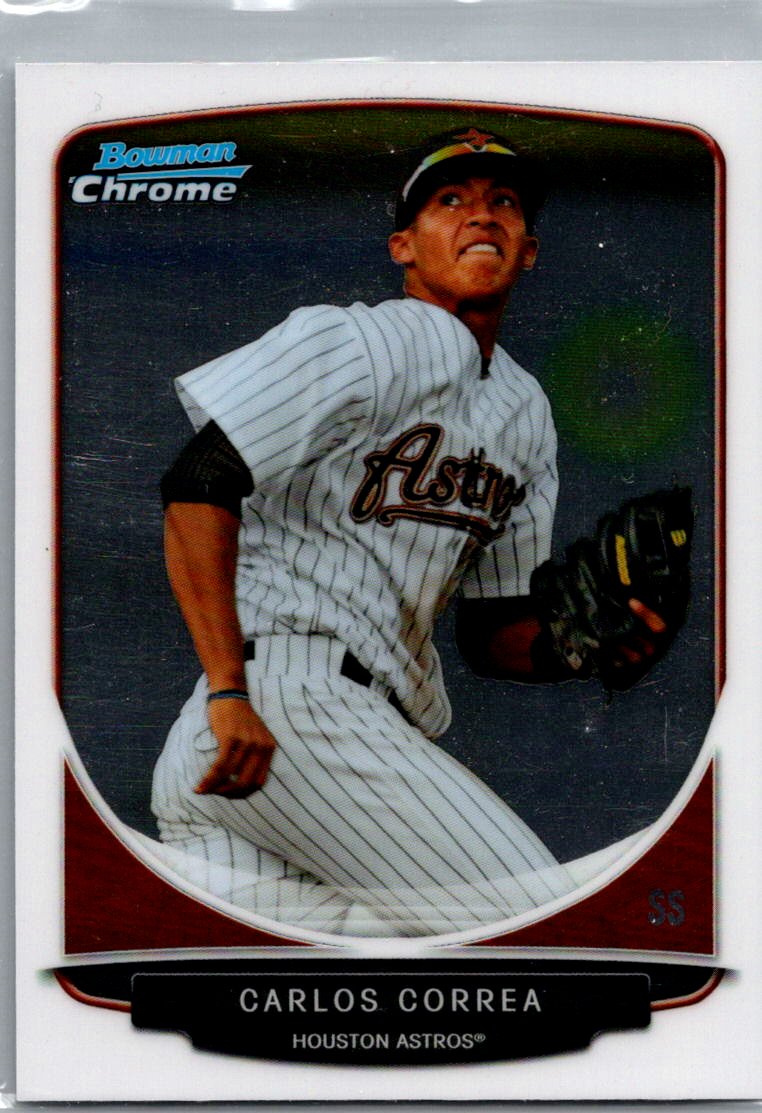 2013 Bowman - Chrome Prospects Carlos Correa #BCP100 front