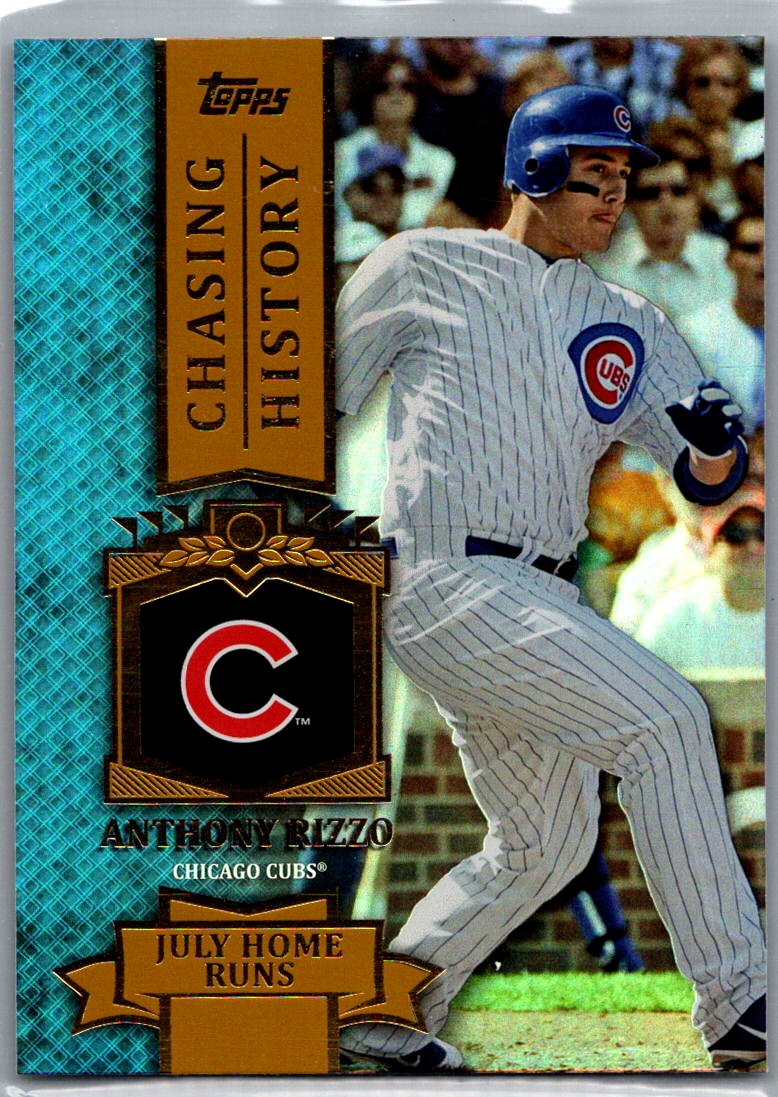 2013 Topps - Chasing History Gold Foil Anthony Rizzo #CH-54 front