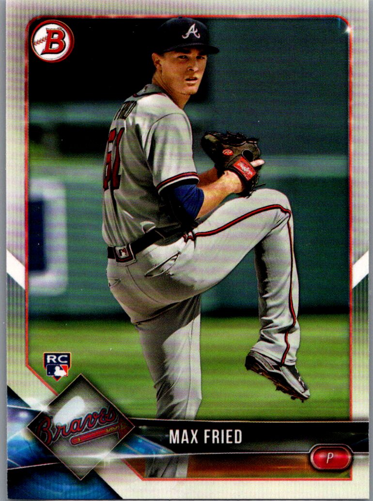2018 Bowman Max Fried #90 RC front