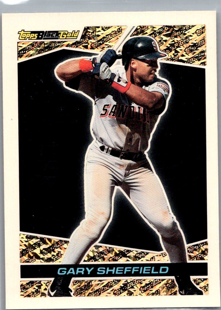 1993 Topps - Black Gold Gary Sheffield #18 front