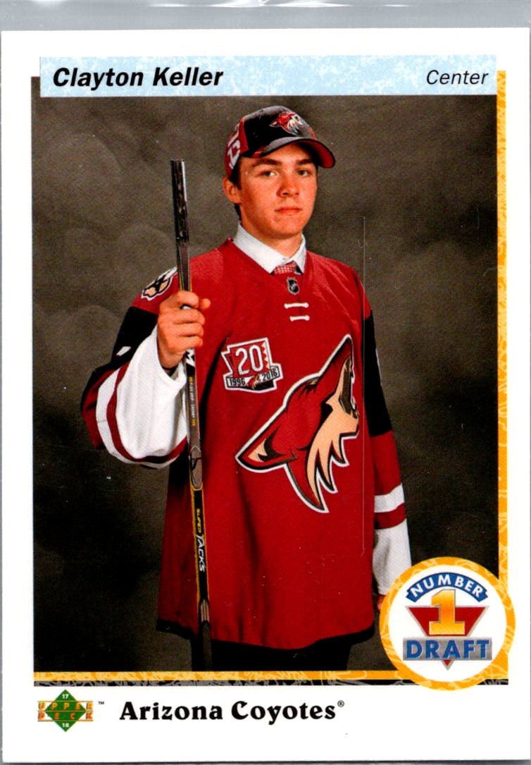 2017-18 SP Authentic - 1990-91 Retro Draft Picks Clayton Keller #RDP-CK front