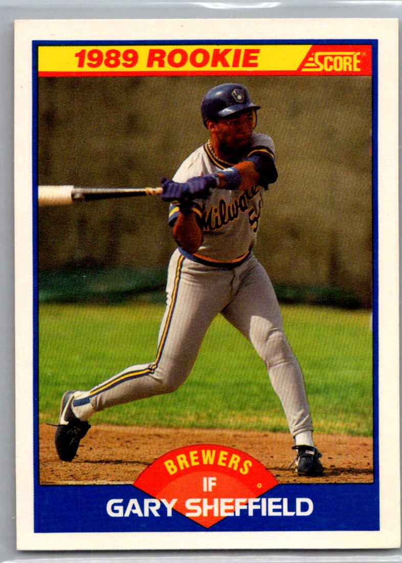 1989 Score Gary Sheffield #625 RC front