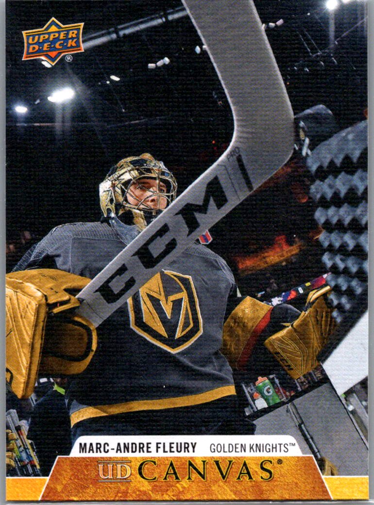 2020-21 Upper Deck - UD Canvas Marc-Andre Fleury #C81 front