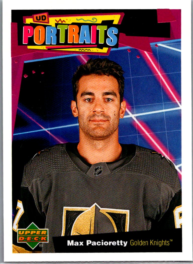 2020-21 Upper Deck - UD Portraits Max Pacioretty #P-14 front