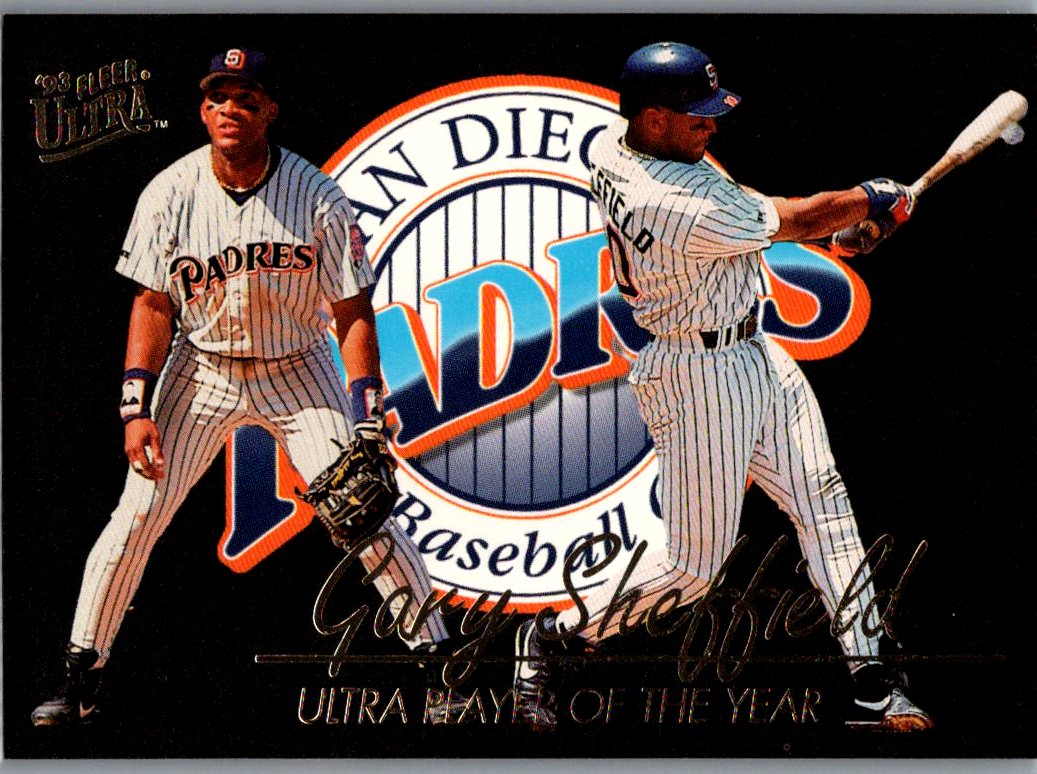 1993 Ultra - Award Winners Gary Sheffield #25 front