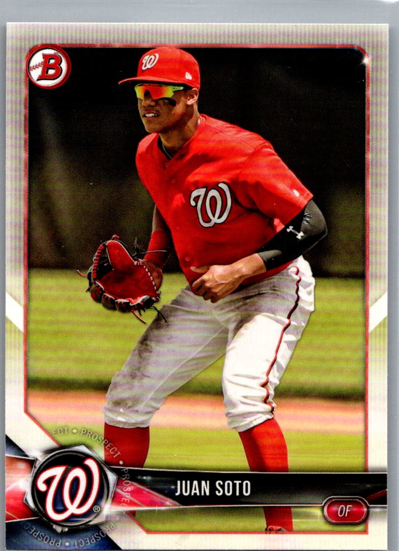 2018 Bowman - Prospects Juan Soto #BP52 front