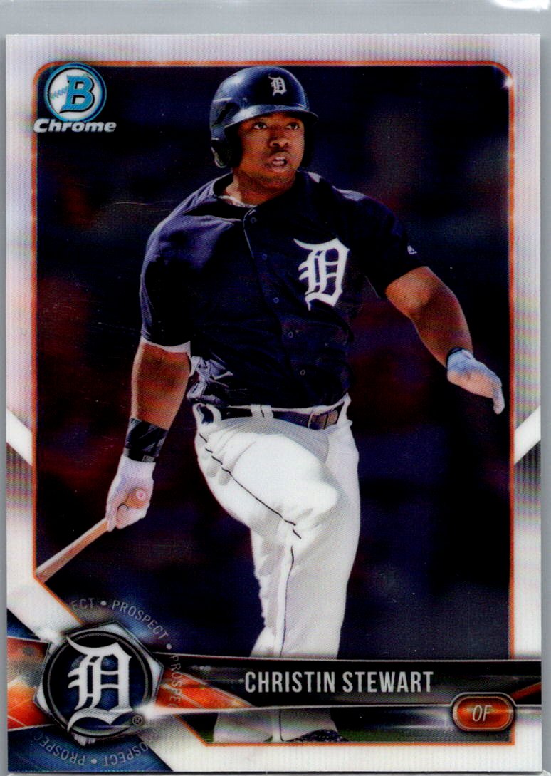 2018 Bowman - Chrome Prospects Christin Stewart #BCP130 front
