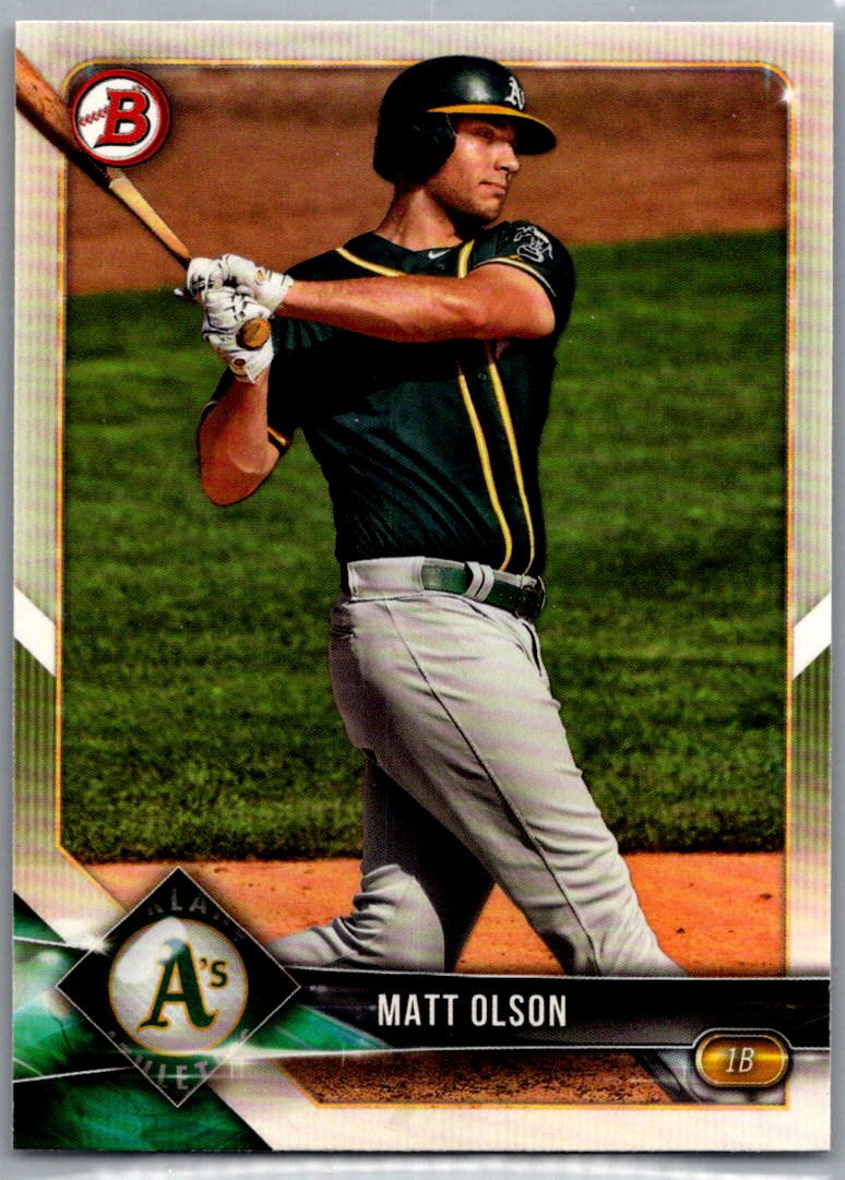 2018 Bowman Matt Olson #16 front