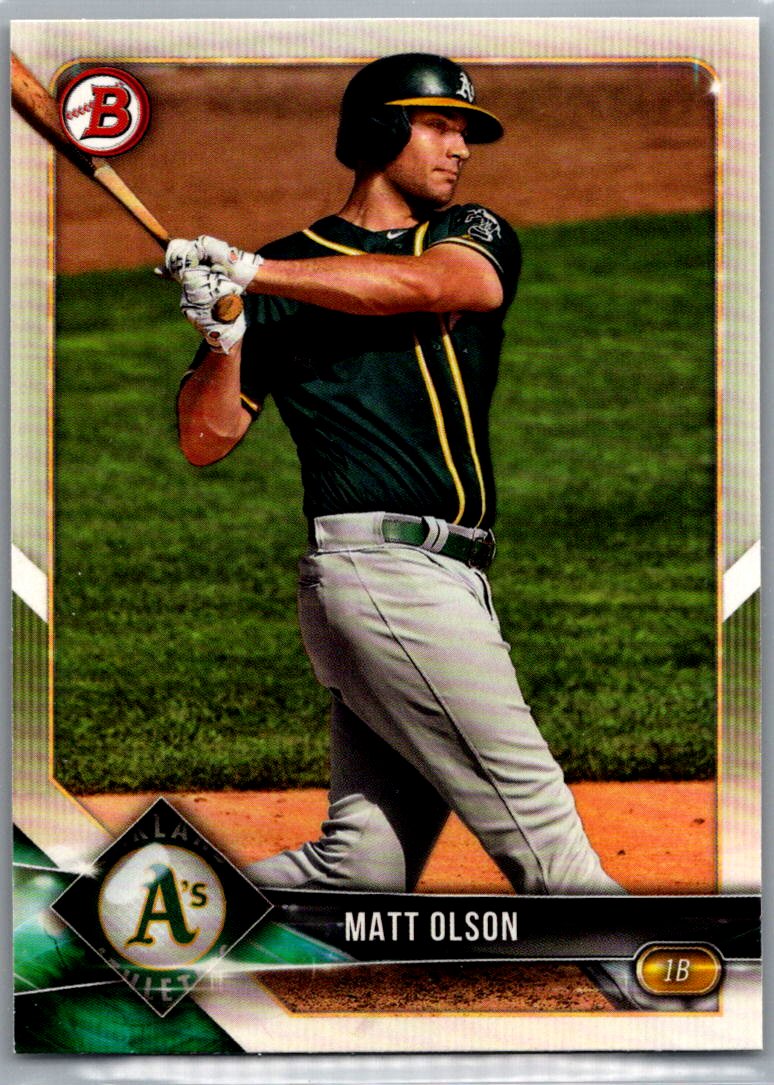 2018 Bowman Matt Olson #16 front