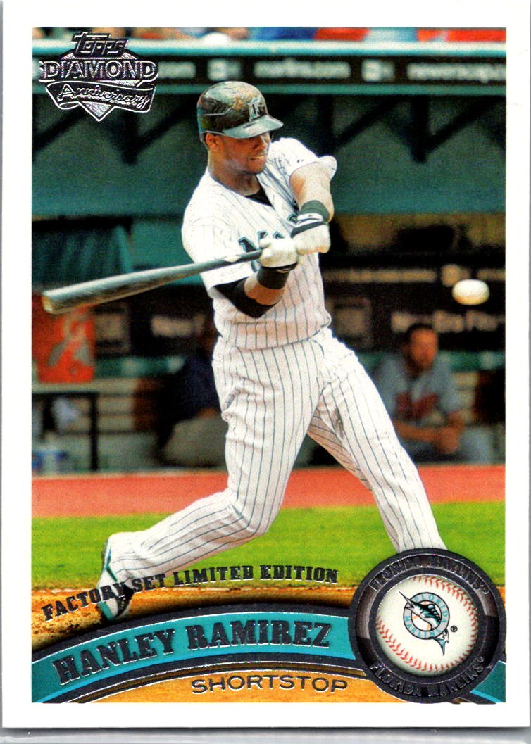 2011 Topps - Diamond Anniversary Limited Edition Hanley Ramirez #20 front