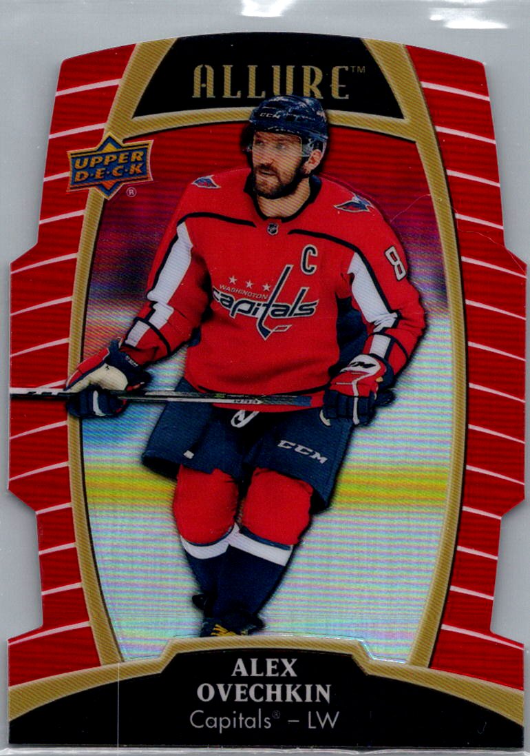 2019-20 Upper Deck Allure - Red Rainbow Alex Ovechkin #28 front