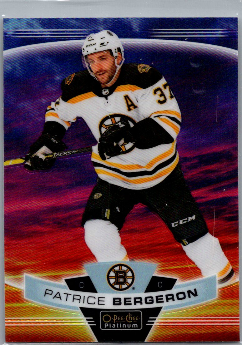 2019-20 O-Pee-Chee Platinum - Sunset Patrice Bergeron #111 front