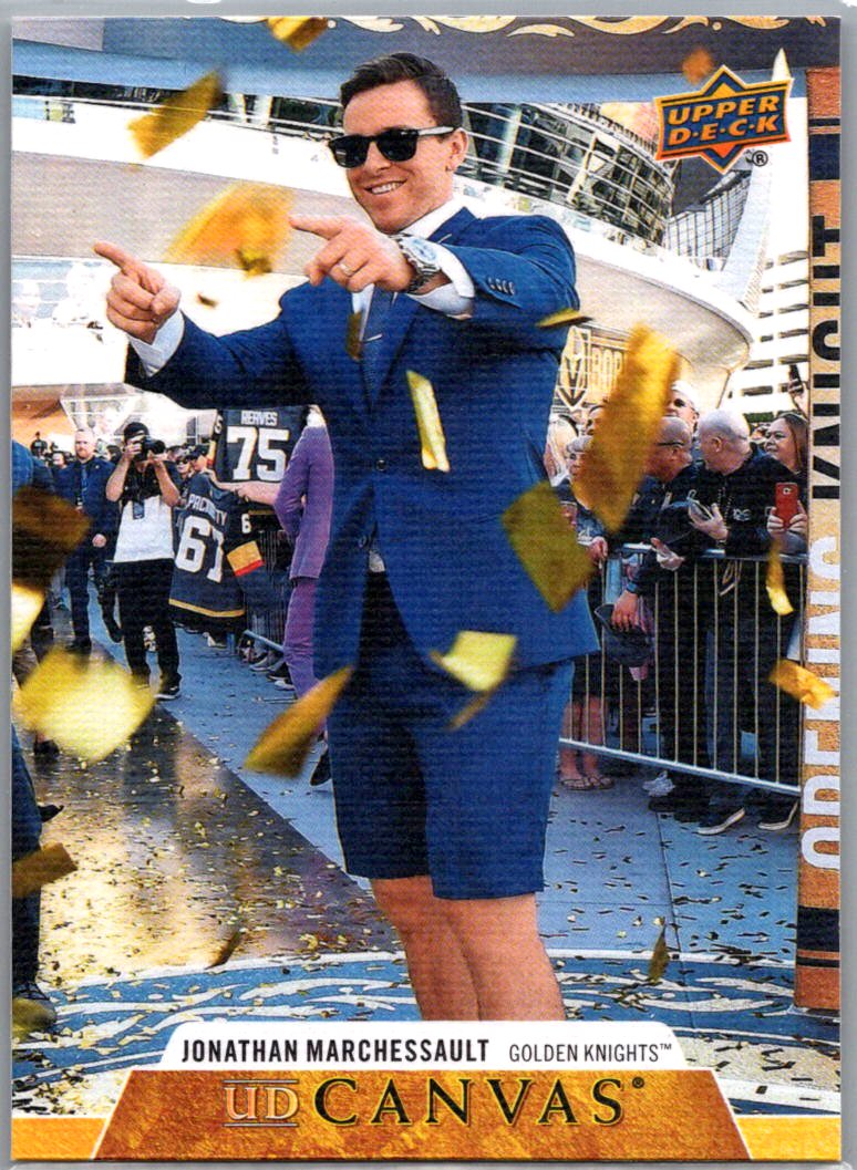 2020-21 Upper Deck - UD Canvas Jonathan Marchessault #C82 front